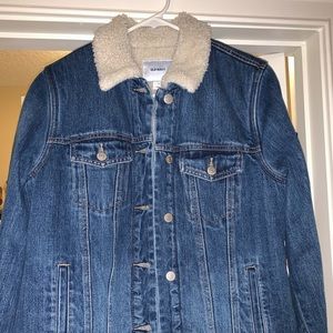Old Navy Sherpa Lined Jean Jacket
